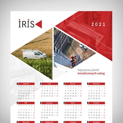 Kalendarz Plakatowy Iris