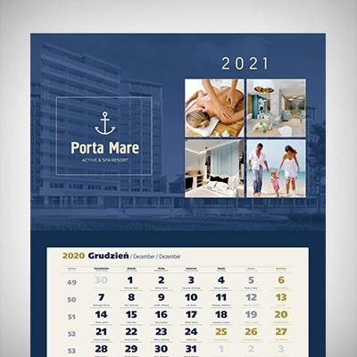 Kalendarz Trojdzielny Budnex2021