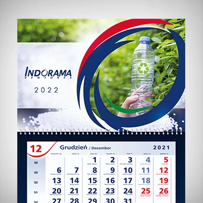 Kalendarz Trojdzielny Indorama