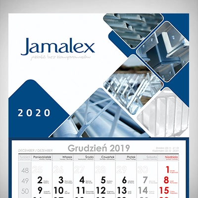 Kalendarz Trojdzielny Jamalex