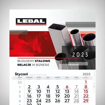 Kalendarz Trojdzielny Lebal