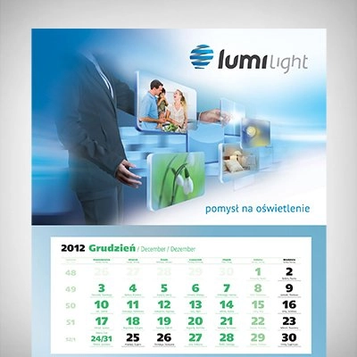 Kalendarz Trojdzielny Lumilight