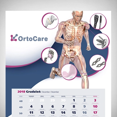 Kalendarz Trojdzielny Ortocare2019