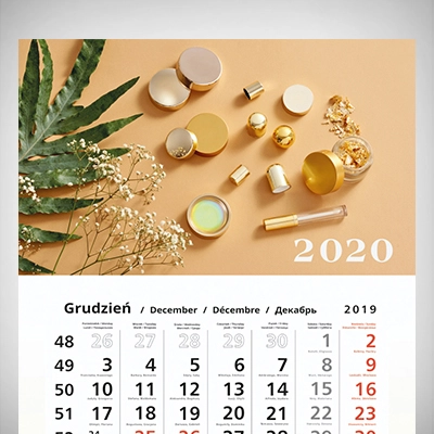 Kalendarz Trojdzielny Pollena2020