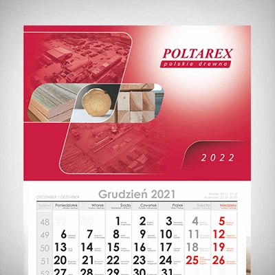 Kalendarz Trojdzielny Poltarex