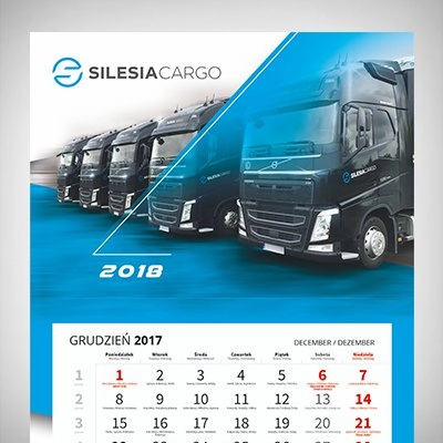Kalendarz Trojdzielny Silesiacargo