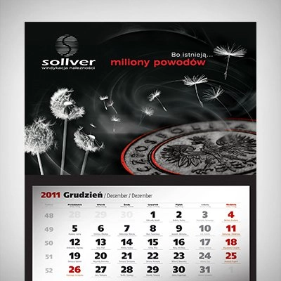 Kalendarz Trojdzielny Sollver