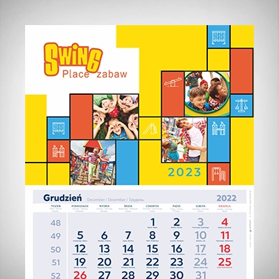 Kalendarz Trojdzielny Swing