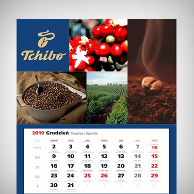 Kalendarz Trojdzielny Tchibo