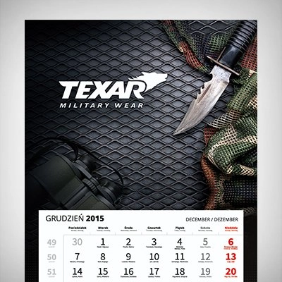 Kalendarz Trojdzielny Texar
