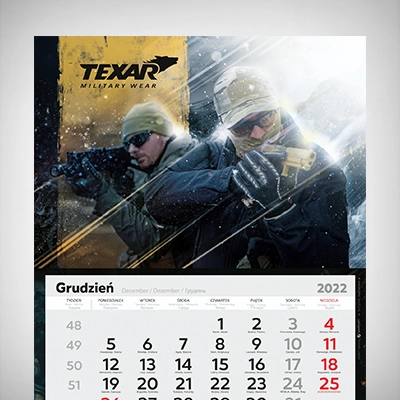 Kalendarz Trojdzielny Texar