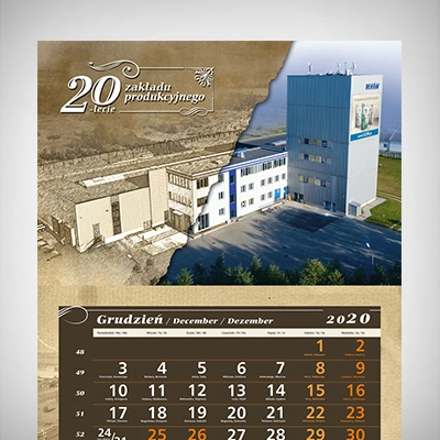 Kalendarz Trojdzielny Uzin2020