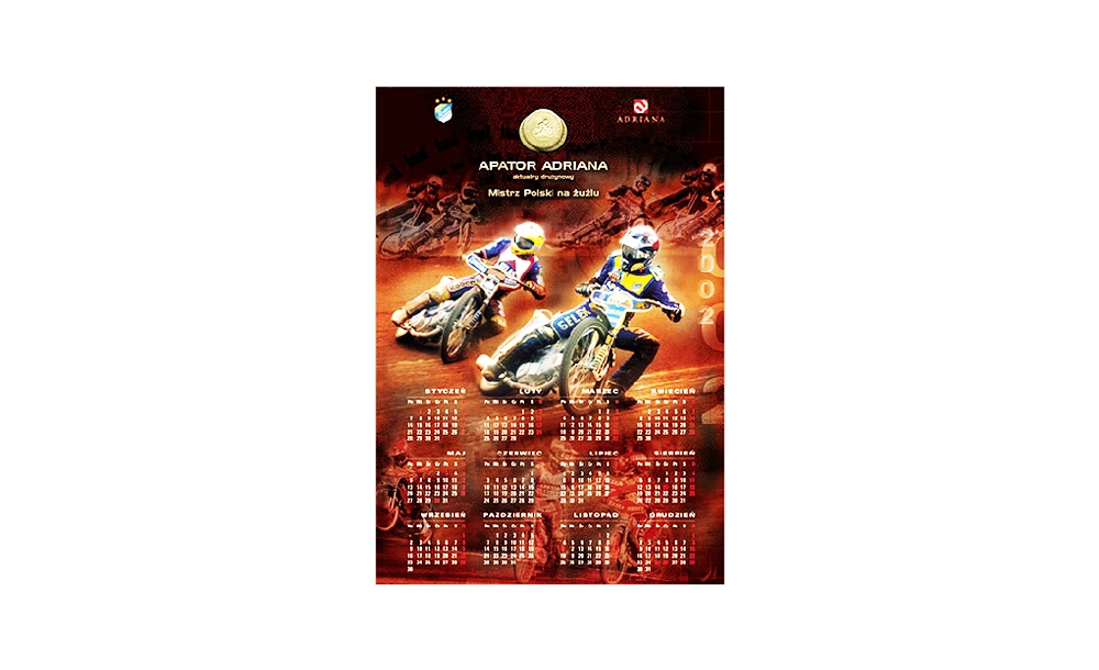 kalendarz plakatowy